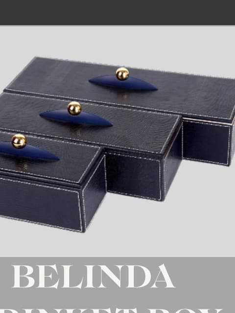 BELINDA Trinket Box